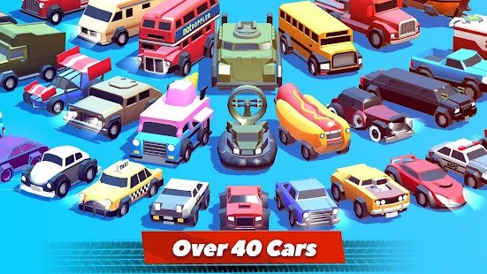 over 40 cars