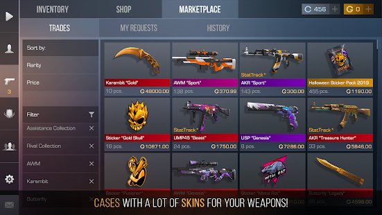 A lot of Skins for Weapons