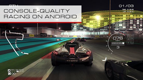 console quality racing on android