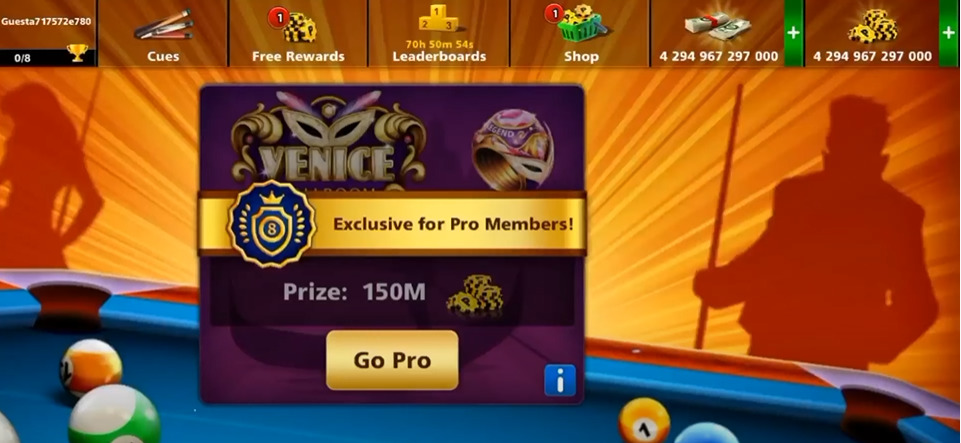 8 ball pool unlimited money