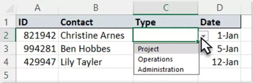 How To Add A Drop-Down List In Excel