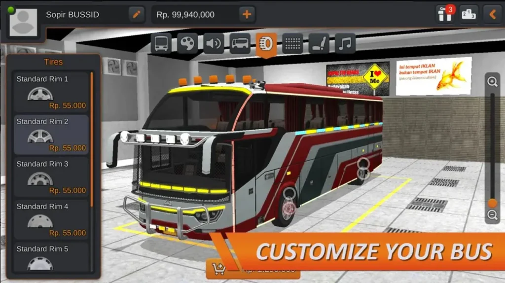 Customize your Bus