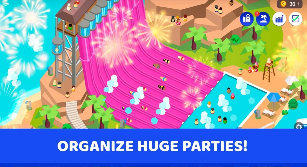 organize huge parties